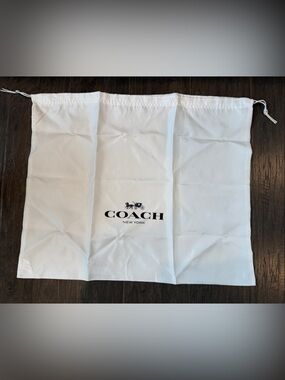 Coach White Dust Bag